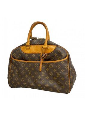 Louis Vuitton Handbag Monogram Deauville Brown
